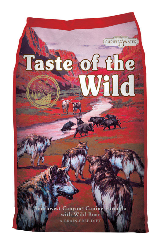 Taste of the Wild Southwest Canyon Adult Wild Boar Dry Dog Food Grain Free 5 lb