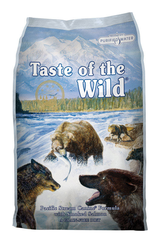 Taste of the Wild Pacific Stream Puppy Smoked Salmon Dry Dog Food Grain Free 5 lb