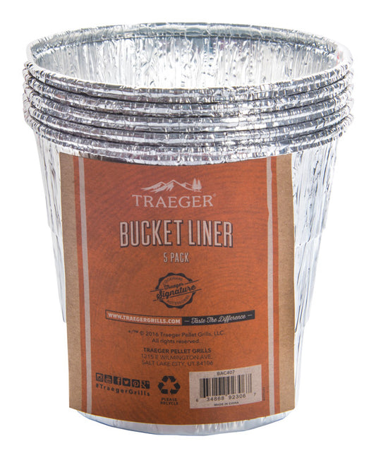 Traeger  Aluminum  Bucket Liner 5.7 in. W x 5.7 in. L 5 pk