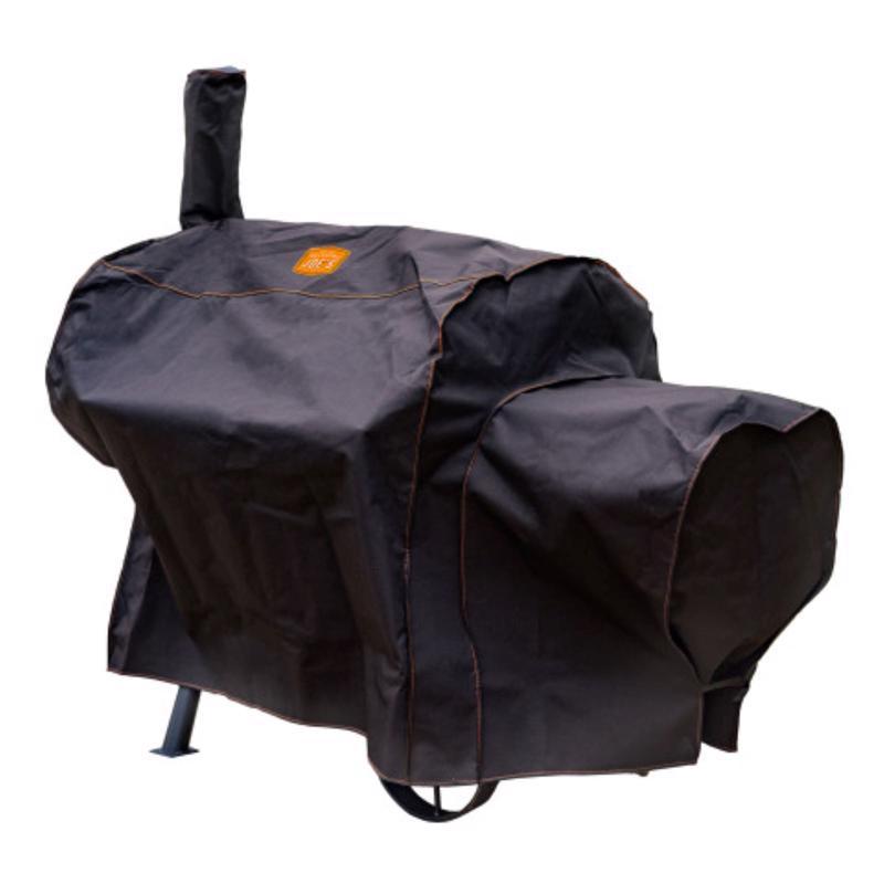 Oklahoma Joe's Black Grill Cover For Oklahoma Joe's Longhorn Offset Smoker