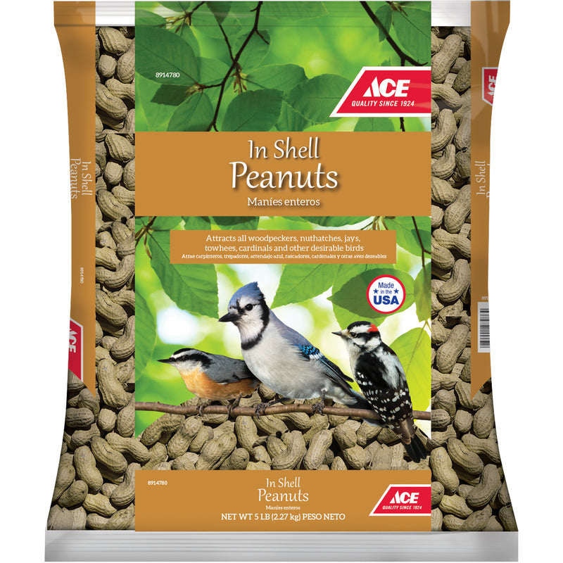 Ace Wild Bird In-Shell Peanuts 5 lb