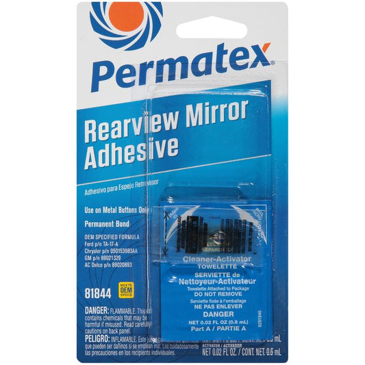Permatex Automotive Mirror Adhesive Liquid 0.01 oz