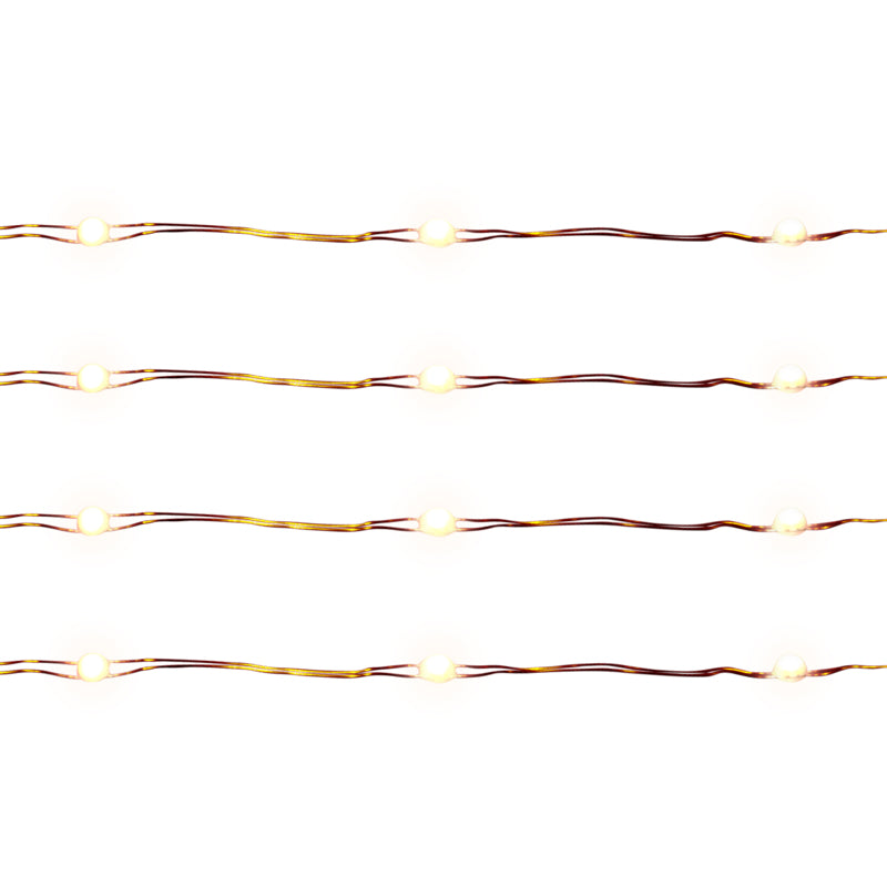 Living Accents LED Big Seed Light Set Warm White 16.5 ft. 100 lights