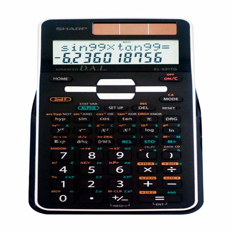 Sharp Black 12 digit Scientific Calculator