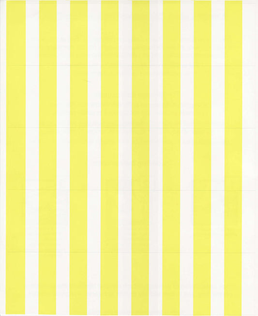 Laser Printer Adhesive Backed Yellow Bin Tag Labels - Sheet 40 each