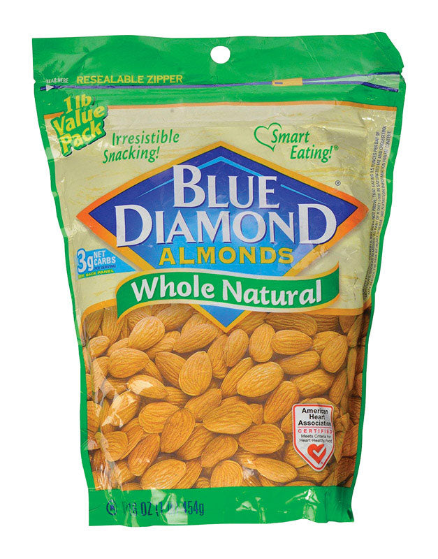 Blue Diamond Almonds Snack 16 oz oz Bagged