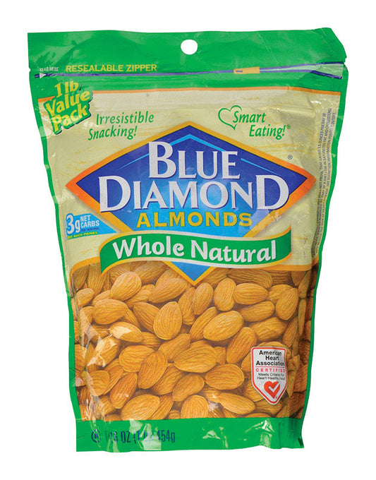 Blue Diamond Almonds Snack 16 oz oz Bagged
