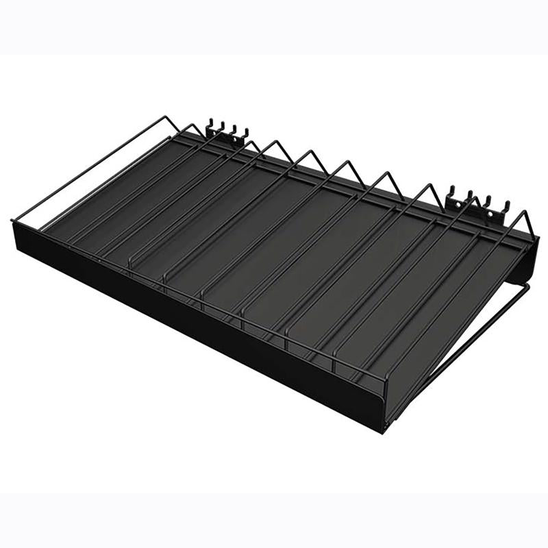 24 in. W X 14 in. D Black Steel Shelf 1 pk