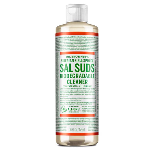 Dr. Bronner's Sal Suds Pine Scent Concentrated Organic All Purpose Cleaner Liquid 16 oz
