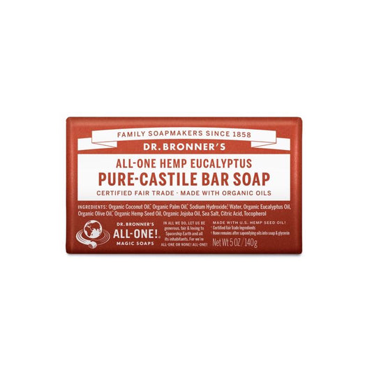 Dr. Bronner's Organic Eucalyptus Scent Pure-Castile Bar Soap 5 oz