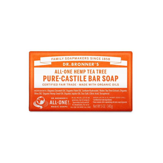 Dr. Bronner's Organic Tea Tree Scent Pure-Castile Bar Soap 5 oz
