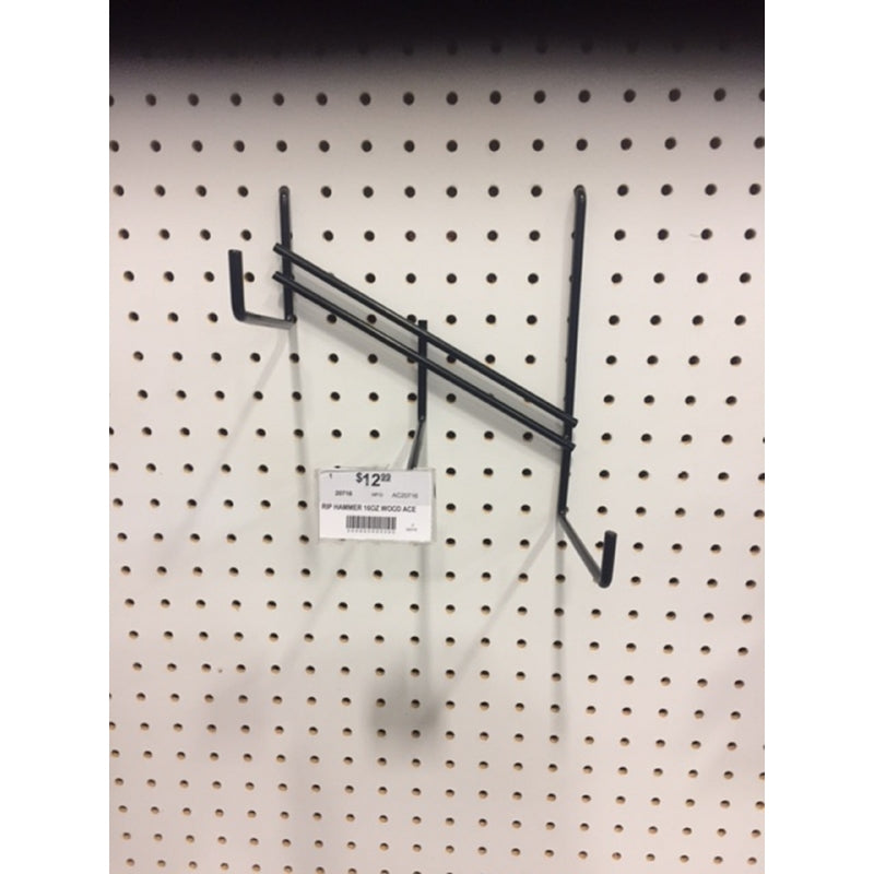 10 in. Black Metal Hammer Hook 5 pk