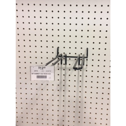 10 in. Black Metal Hammer Hook 5 pk