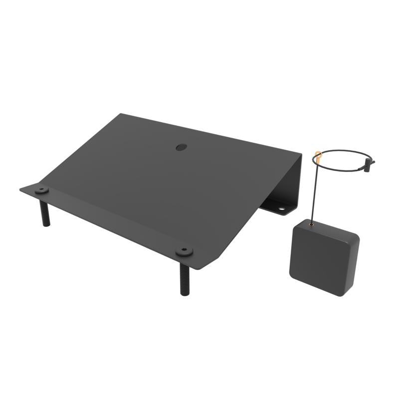 4.5 in. H X 10.5 in. W X 6.5 in. D Black Metal Circular Saw Display