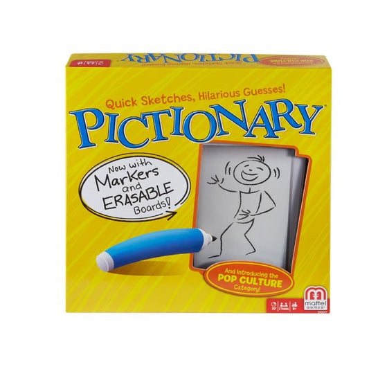 Mattel Erasable Marker Pictionary Game