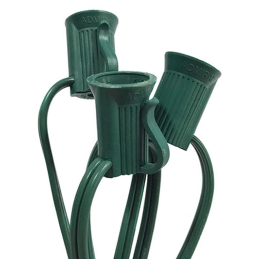 Holiday Bright Lights LED C7 String Socket Light Cord on Reel 1000 ft.