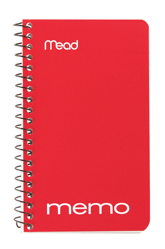 Mead 3 in. W X 5 in. L Wide Ruled Spiral Assorted Memo Book