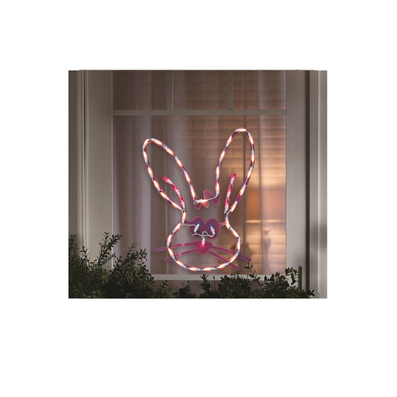 IG Design Easter Window Decor Glass/Plastic 1 pk