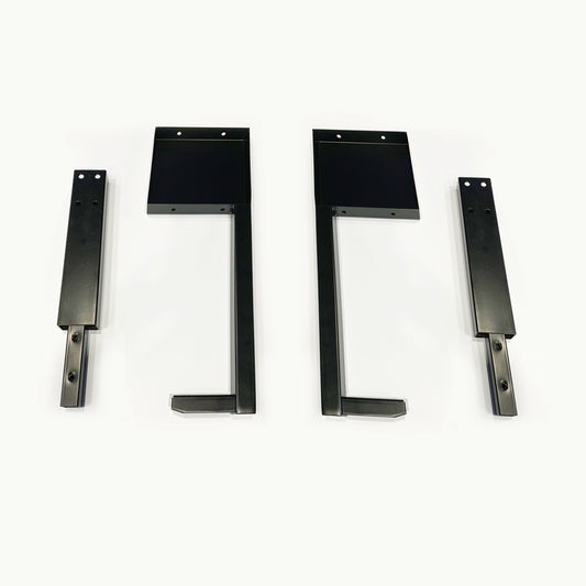12 in. H X 12 in. W Black beam bracket Display Board Brackets Metal