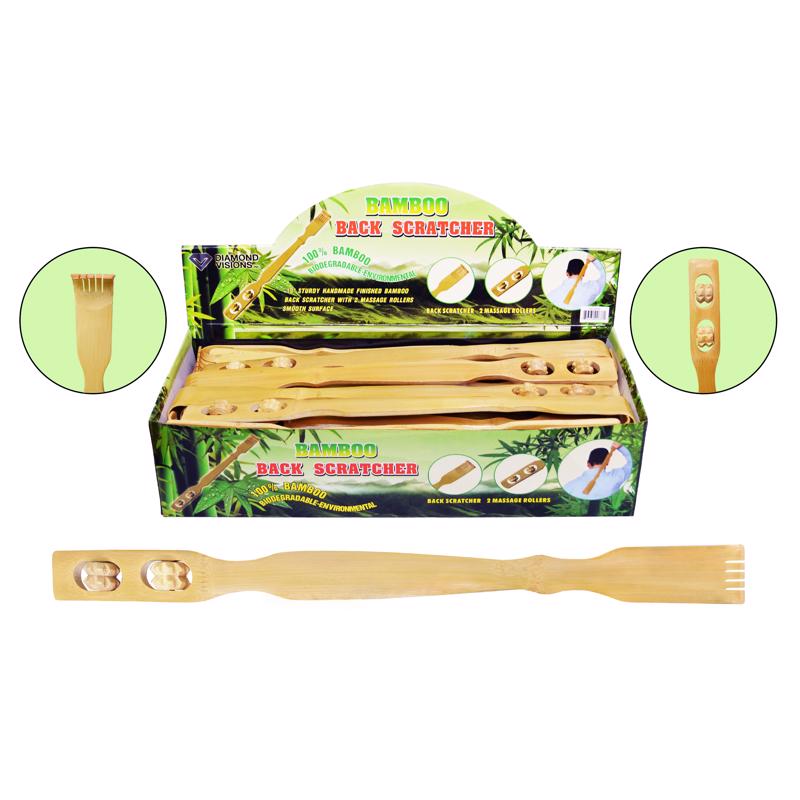 Diamond Visions Massager Back Scratcher Bamboo 1 pk