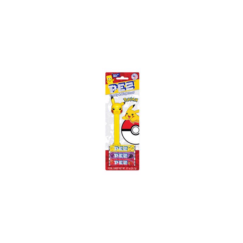 PEZ Pokemon Fruit Flavored Candy Candy and Dispenser 0.87 oz