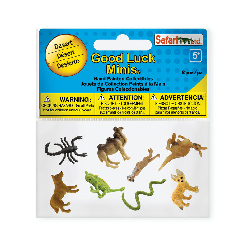 Safari Ltd. Good Luck Minis Desert Fun Pack Toy 8 pc