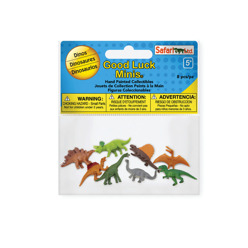 Safari Ltd. Good Luck Minis Dino Fun Toys 8 pc