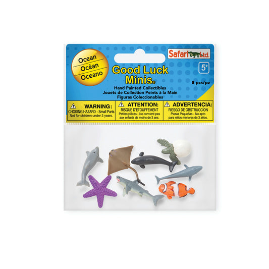 Safari Ltd. Good Luck Minis Ocean Fun Toys 8 pc