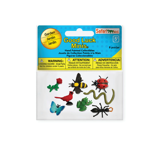 Safari Ltd. Good Luck Minis Garden Fun Toys 8 pc