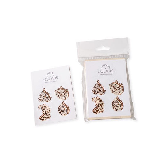 UGears U-Fidget Happy New Gear Brown