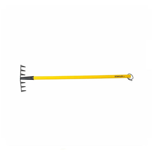 STANLEY Jr. Straight Rake Yellow/Black 1 pc
