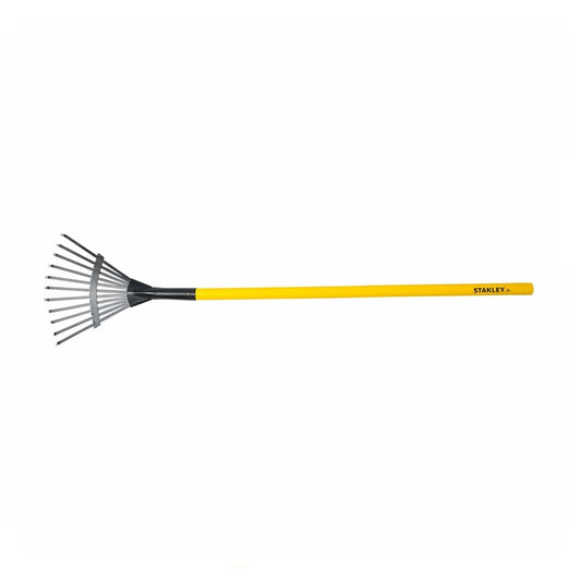 STANLEY Jr. Leaf Rake Yellow/Black 1 pc