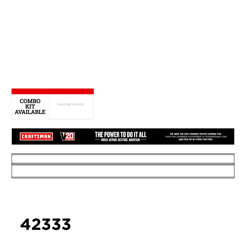 Standard Tools Sign Kit Craftsman