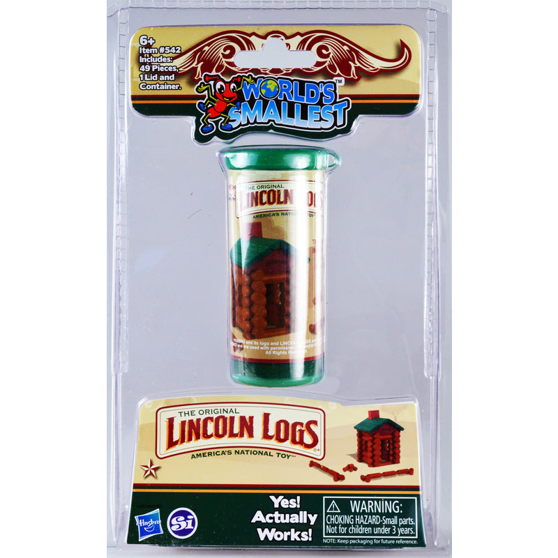 Super Impulse World's Smallest Lincoln Logs Brown/Green 49 pc
