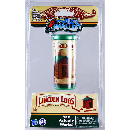 Super Impulse World's Smallest Lincoln Logs Brown/Green 49 pc