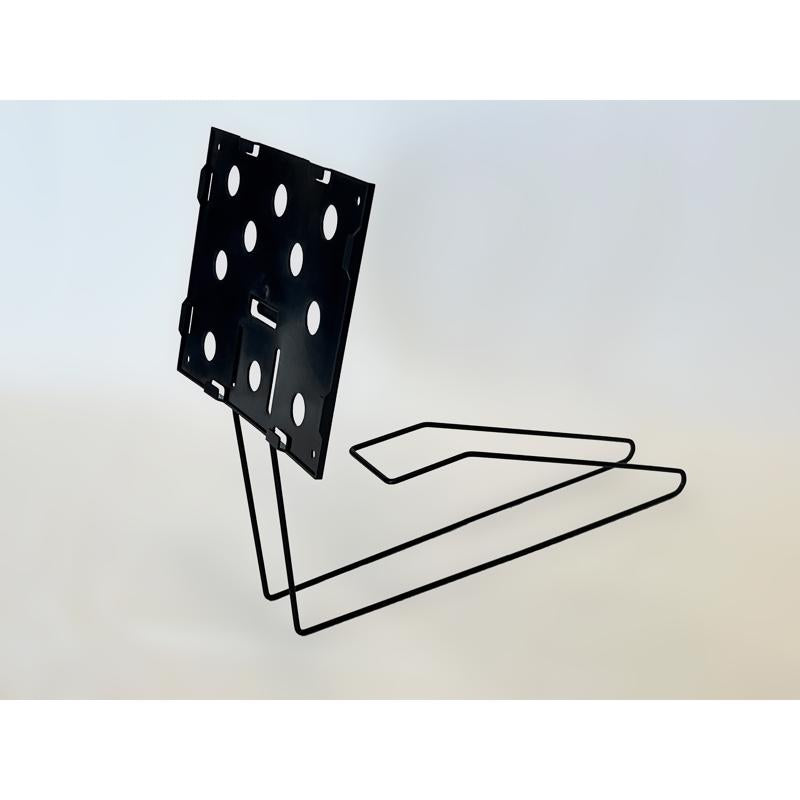 Black Metal Pallet Sign Holder 8.5 in. H X 11 in. W