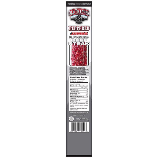 Old Trapper Peppered Beef Steak 2 oz Boxed
