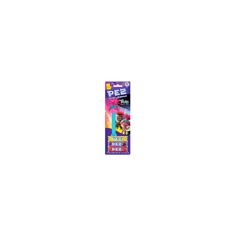 PEZ Trolls Assorted Candy and Dispenser 0.87 oz