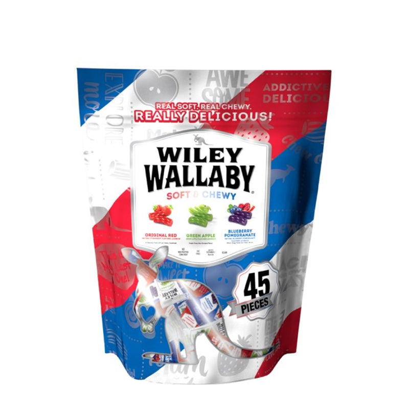 Wiley Wallaby Australian Style Classic Red, Green Apple, Blueberry Pomegranate Licorice 15 oz