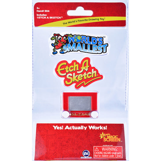 Super Impulse World's Smallest Etch A Sketch Red/White