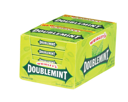 Wrigley's Doublemint Mint Chewing Gum 15 pc