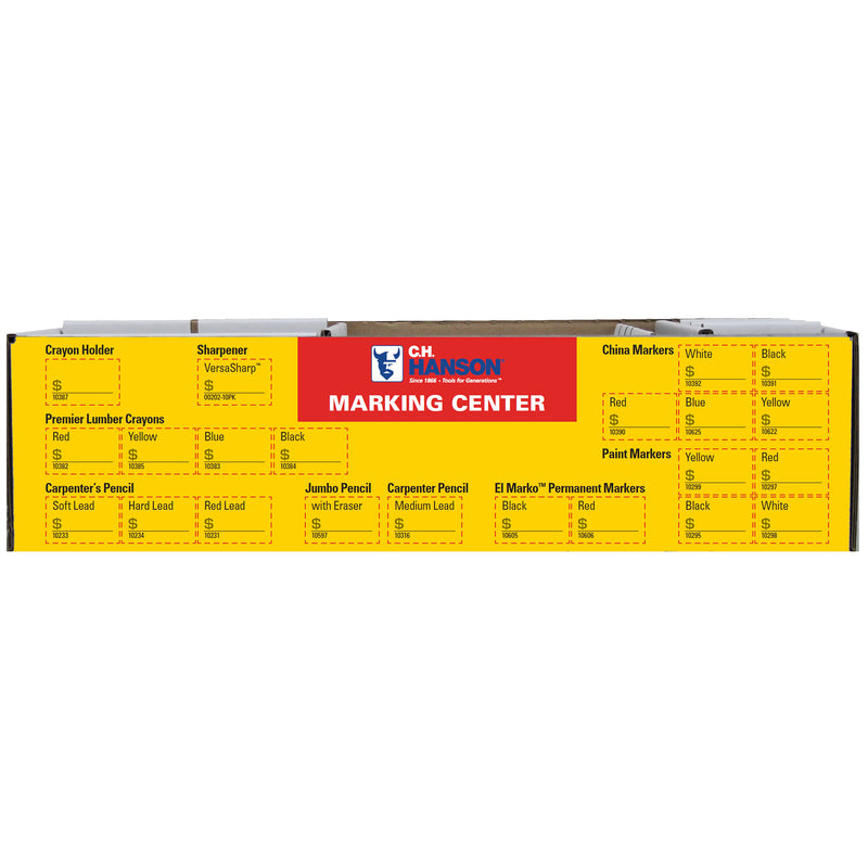 24 in. H X 7 in. W X 12 in. D Multicolor Cardboard Marking Center Display