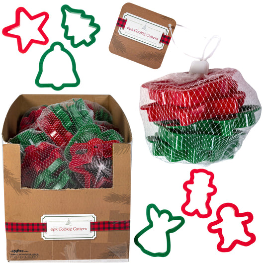 Regent Christmas Cookie Cutter Set Assorted 6 pc