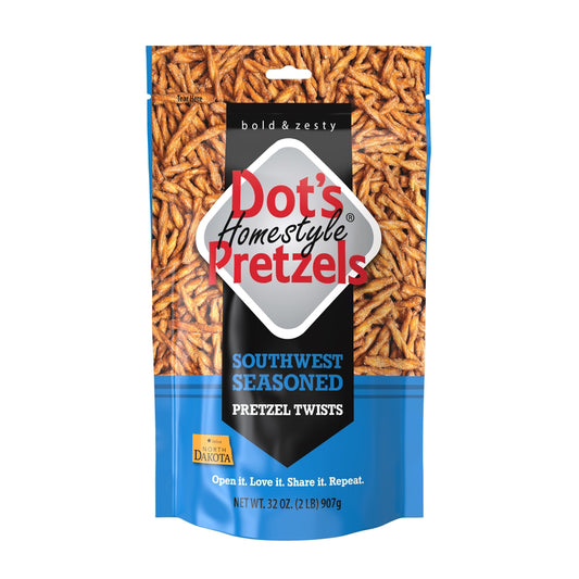 Dots Homestyle Southwest Pretzels 32 oz Bagged