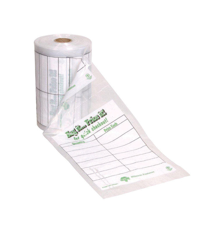 Plastic Clear Fastener Bag 500 pk 4 in. H X 8 in. W X 11 in. L