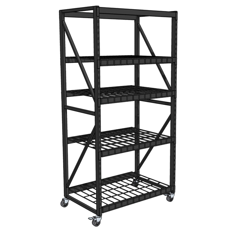 42 in. H X 27  W Black Rack