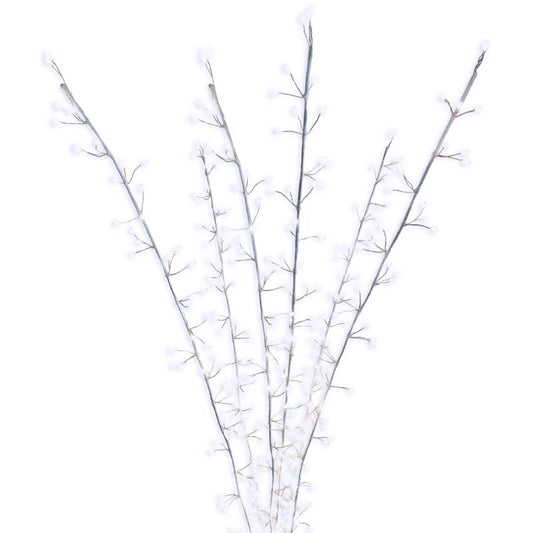 Celebrations LED Pure White Lighted Branches 38 in. Yard Decor