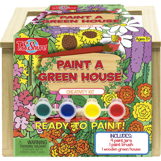T.S. Shure Paint A Green House 6 pc