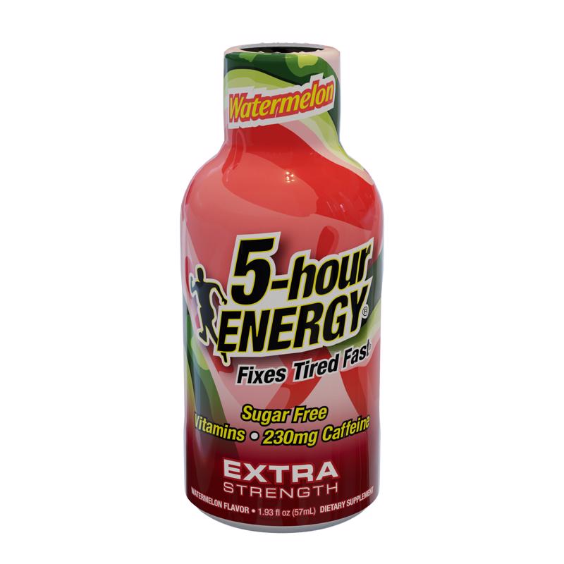 5-hour Energy Watermelon Sugar Free Watermelon Energy Shot 1.93 oz