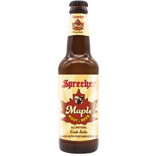 Sprecher Maple Root Beer Soda 12 oz 1 pk